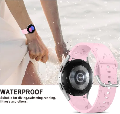 Miniatura 6 de Correas sin huecos compatibles con Samsung Galaxy Watch 7 6 5 4 FE 40mm 44mm/5 Pro 45mm/6 Classic 43mm 47mm/4 Classic 42mm 46mm, Correa de 20mm