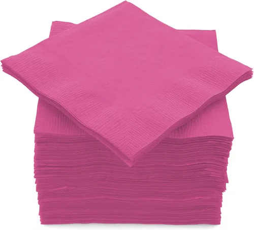 Miniatura 21 de Paquete de 100 servilletas rojas para bebidas, paquete de fiesta grande, 2 capas, ideal para bodas, fiestas, cumpleaños, cenas, almuerzos, cócteles