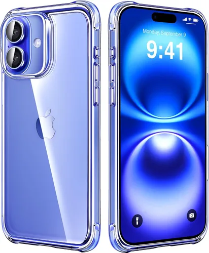 Miniatura 11 de Mkeke para Funda de iPhone 14 para iPhone 13 Funda Transparente Claro Amortiguadores de Choque Fundas para iPhone 13/14 Funda de Teléfono