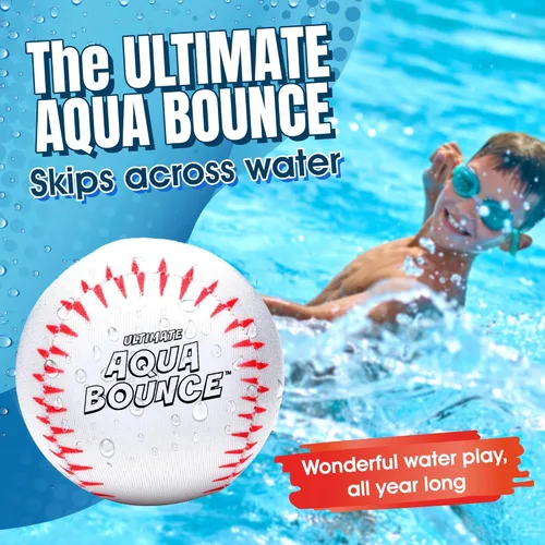 Miniatura 2 de Activ Life Ultimate - Paquete de 2 pelotas de salto de agua más grandes de 3 pulgadas, pelotas rebotadoras para diversión en la piscina y la playa
