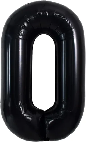 Miniatura 55 de TONIFUL Globos grandes de helio de letras B negras grandes de 40 pulgadas, globos de aluminio Mylar para decoración de suministros de fiesta