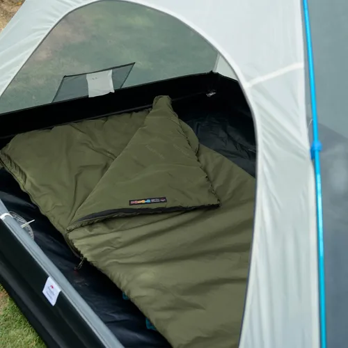Miniatura 6 de Naturehike Saco de dormir ligero y compacto, sobre de 59 ℉/32 ℉, ultraligero para mochilero, portátil, impermeable, con saco de compresión para frío