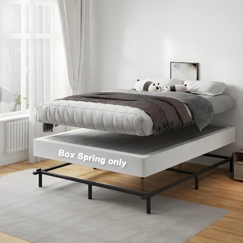 Miniatura 3 de Snaye - Base de cama de resorte de 7 pulgadas tamaño queen, base de colchón de metal para resorte queen de 3000 libras, fácil montaje sin 7 pulgadas