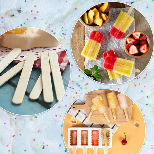 Miniatura 5 de Perfect Stix Palitos para manualidades de 4.5 pulgadas con pegamento pegajoso adicional, caja de 1000 palos y pegamento pegajoso de Aleene de 0.66