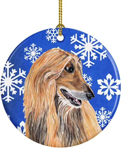Miniatura 90 de Caroline's Treasures Cavalier Spaniel - Adorno de cerámica para colgar en el árbol de Navidad, para el hogar, Navidad, fiestas, regalo, 3 pulgadas