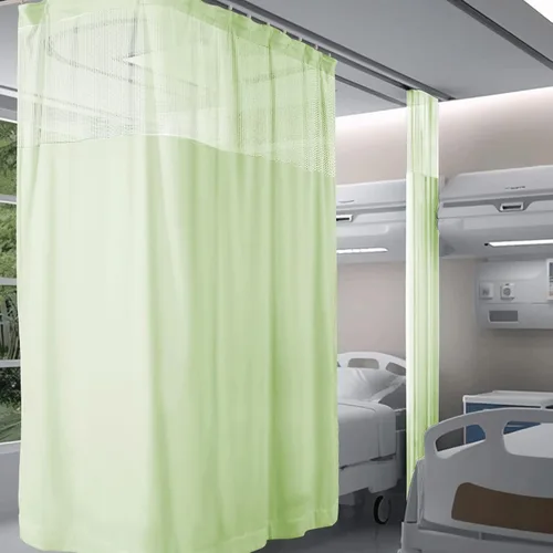 Miniatura 18 de Fcosie Cortinas divisoras de habitación de hospital con ganchos planos para cubículo, pantalla de privacidad para hospital, clínica médica