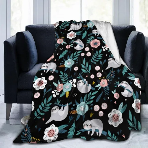 Miniatura 7 de Manta de franela suave y cálida con diseño de llama alpaca, manta de cama de franela de forro polar, regalo para niños, niñas, adultos o silla