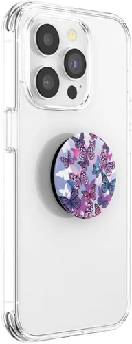 Miniatura 3 de PopSockets - Agarre para teléfono con soporte expandible, agarre adhesivo - Flutterby