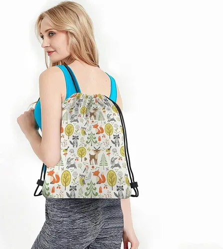 Miniatura 4 de Bolsas con cordón de unicornio, mochila y bolsa de gimnasio con cordón, Multi-a54, Mochilas de viaje