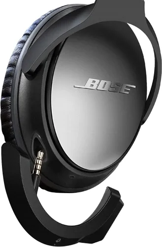 Adaptador Bluetooth inalámbrico aptX mejorado para auriculares Bose QuietComfort 25 QC 25 con micrófono/control de volumen, negro