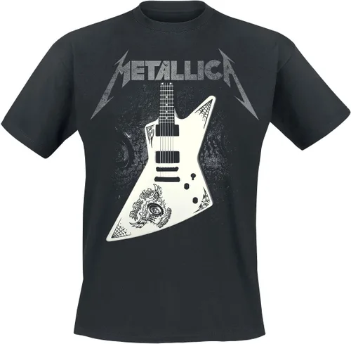 Miniatura 5 de Metallica Camiseta Papa Het Guitar Band Logo Oficial Hombres Negro