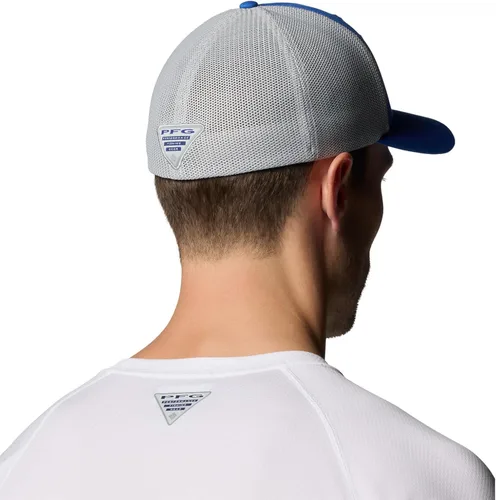 Miniatura 373 de Columbia - Gorra de malla con bandera con árboles unisex para adultos, corona alta