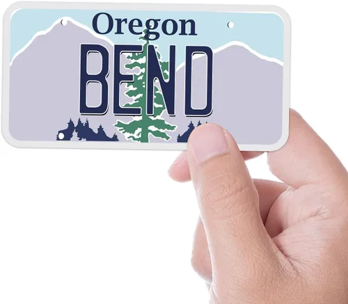 Miniatura 13 de Oregon - Calcomanías para placa de matrícula, elige tu o ciudad, calcomanía para parachoques del noroeste del Pacífico para Hydroflask (Portland)