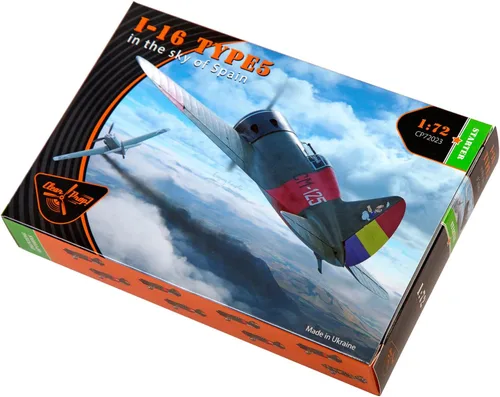 Clear Prop CPU72023 1/72 Guerra Civil Española Ejército República Española I-16 Tipo 5 sobre España Modelo de plástico Moldeado Color