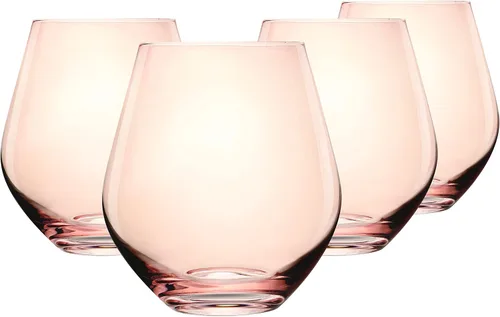 Miniatura 6 de Godinger Copas de vino, copas de vino sin tallo, copas de vino tinto, vasos para beber, copa de vino sin tallo de fabricación europea, color blanco