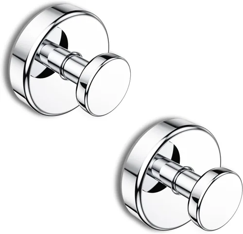 Miniatura 12 de Bntuk Ganchos de ventosa para ducha, ganchos para toallas para vidrio de ventana de baño, gancho de bata de baño Looafh para colgar - paquete de 2
