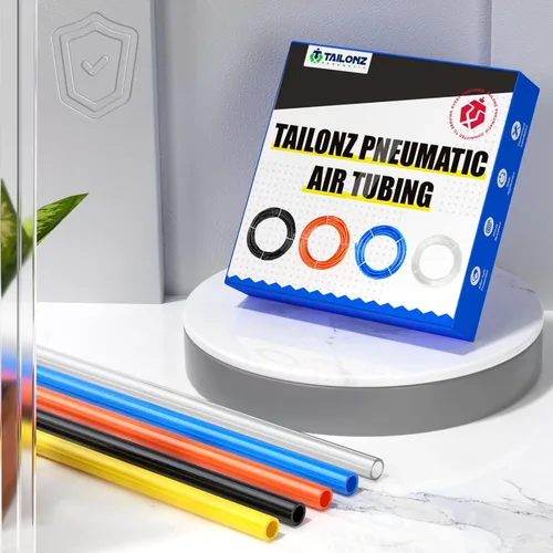 Miniatura 8 de TAILONZ PNEUMATIC, manguera de aire de poliuretano, tubo, tubo de 10 metros, 8 mm DI x 5 mm DE, color azul Azul PU.
