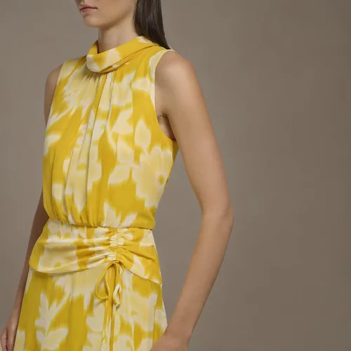 Miniatura 5 de KARL LAGERFELD Vestido largo floral alto-bajo para mujer