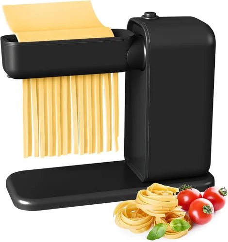 Miniatura 8 de Máquina eléctrica para hacer pasta, máquina para hacer pasta 3 en 1, incluye rodillo de pasta cortador de espaguetis y cortador de fettuccine