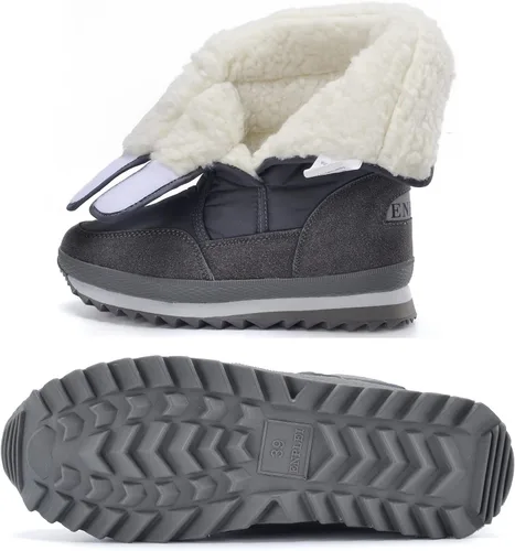 Miniatura 5 de DADAWEN - Botas de nieve impermeables para mujer