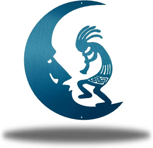 Miniatura 15 de Riverside Designs Kokopelli - Arte de pared de acero para exteriores, resistente e impermeable, fabricado en Estados Unidos