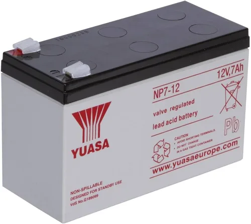 Miniatura 3 de Yuasa - NP7-12 AGM S65-12V 7.0Ah - Batería recargable de plomo ácido sellada