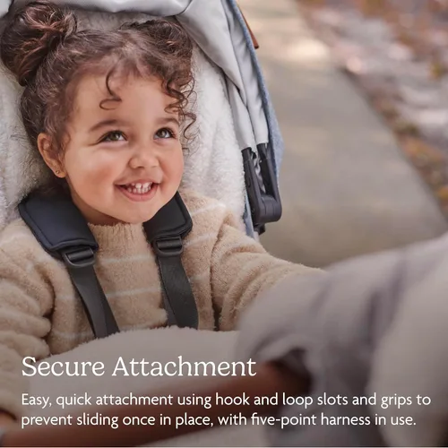 Miniatura 4 de UPPAbaby CozyGanoosh Footmuff - Se fija fácilmente a los cochecitos UPPAbaby + RumbleSeat - Ultra-afelpado, resistente a la intemperie - Funda