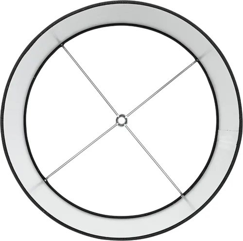 Miniatura 5 de Juego de 2 pantallas negras grandes de tambor cónico de tapa dura (premontada), parte superior de 13 pulgadas x 14 pulgadas inferior x 10.25