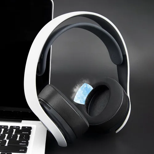 Miniatura 4 de SOULWIT Almohadillas para auriculares Sony Pulse 3D Wireless (PS5), almohadillas de repuesto de gel de enfriamiento con espuma de aislamiento