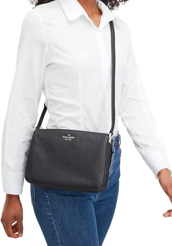 Miniatura 2 de Kate Spade - Bolso cruzado para mujer Leila con triple refuerzo para mujer, girasol (Sunflower Field)