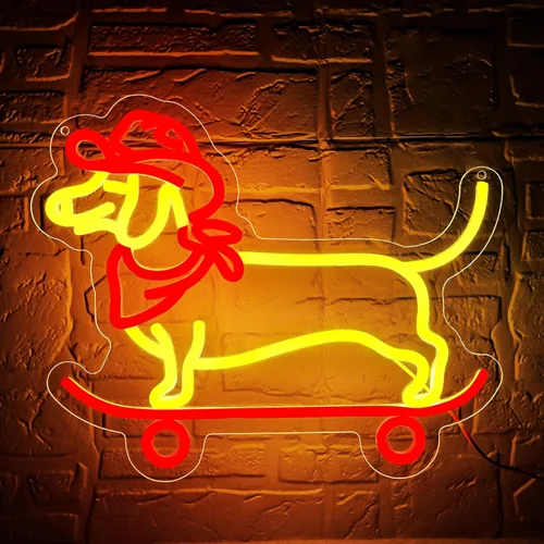Miniatura 14 de Letrero de neón de reproductor de discos para decoración de pared, luz de neón de música para hombre, cueva LED, luz LED regulable, letrero de neón