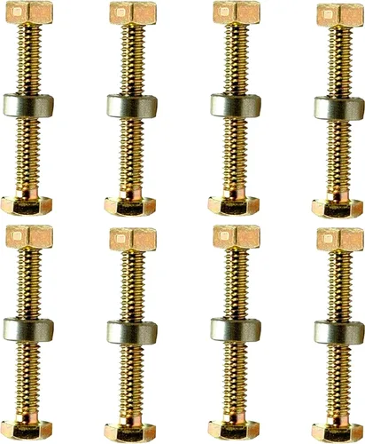Miniatura 4 de Paquete de 8 quitanieves 1501216MA - Juego de pasadores y tuercas (1/4 pulgadas x 1-3/4 pulgadas) para AYP Craftsman Murray 1501216 9524MA 301172