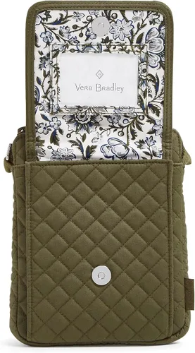 Miniatura 4 de Vera Bradley Mini bolso cruzado hipster de algodón con protección RFID
