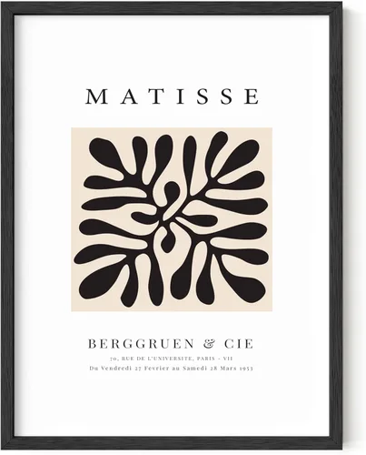 Miniatura 57 de HAUS AND HUES Matisse - Impresión artística minimalista y moderna, arte estético de Henri Matisse, póster abstracto para dormitorio, habitación
