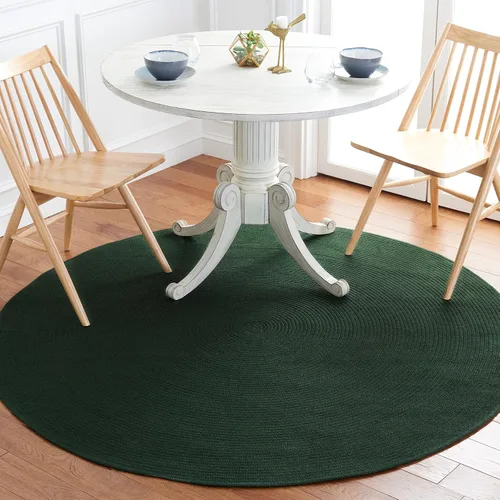 Miniatura 10 de SAFAVIEH Alfombra trenzada Collection – Alfombra redonda de 3 pies, color beige, hecha a mano, casa de campo, ideal para zonas de alto tráfico