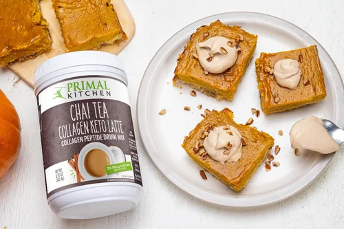 Miniatura 4 de Primal Kitchen Chai Tea Colágeno Keto Latte en polvo, mezcla de bebida de péptido de colágeno, 8.55 onzas
