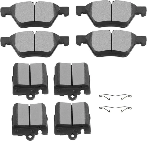 Miniatura 19 de Juego de pastillas de cerámica, D374 D621 D948 SCITOO 8 piezas de pastillas de freno delanteras y traseras para Honda Civic del Sol 1994-1997