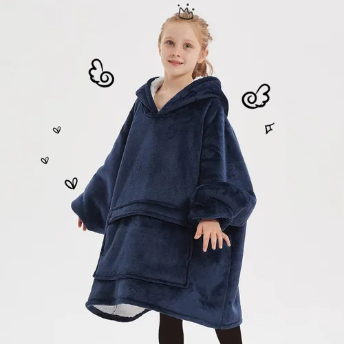 Miniatura 7 de KFUBUO Manta portátil con capucha de sherpa para niños, todos los patrones, sudadera de gran tamaño con bolsillo, regalos de cumpleaños para niñas