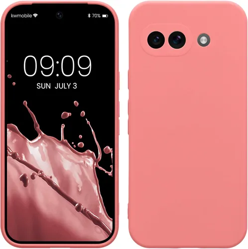 Miniatura 117 de kwmobile Funda compatible con Google Pixel 9 Pro - Funda protectora delgada de TPU para teléfono - Acabado mate suave - Negro mate