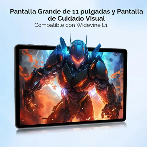 Miniatura 3 de TUOHAITIME Tablet Android 16 actualizada 2026, tabletas Android de 11 pulgadas, 28 GB+128 GB+1 TB expandir, compatible con desbloqueo facial+carga
