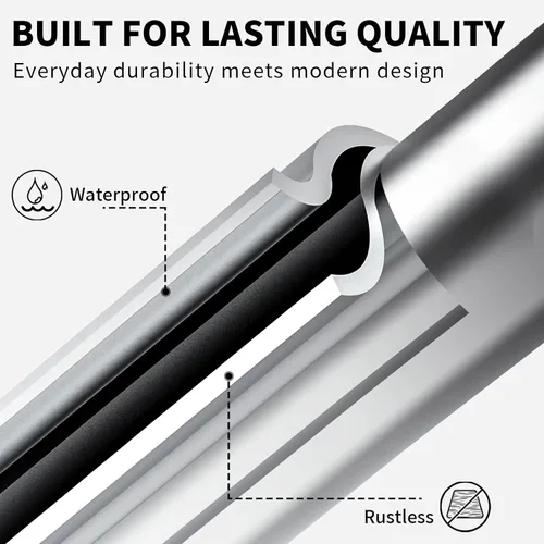 Miniatura 6 de Ganchos adhesivos para toallas para baños, paquete de 2, ganchos de pared de cromo pulido de acero inoxidable y aleación de zinc, ganchos adhesivos