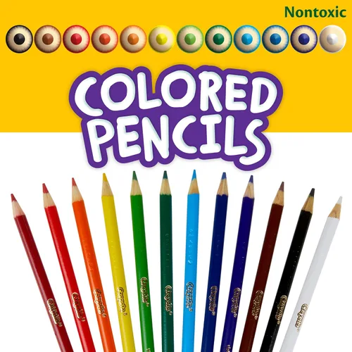 Miniatura 4 de Crayola Lápices de colores, colores surtidos, preafilados, para adultos, 12 unidades, regalo