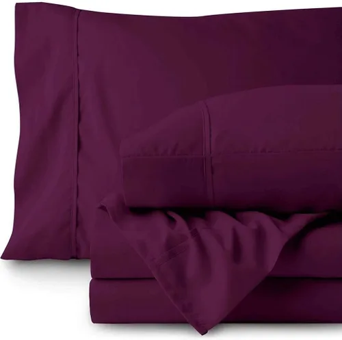 Miniatura 5 de 500TC Hoja de Super Calidad Ropa De Cama fija 100% algodón egipcio 4pc Set 24" pulgadas bolsillo extra profundo
