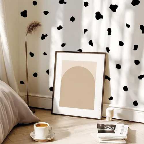 Miniatura 18 de Calcomanías de pared de lunares coloridos, pegatinas de pared de puntos de acuarela para niños, bebés, niñas, adolescentes y habitación de guardería