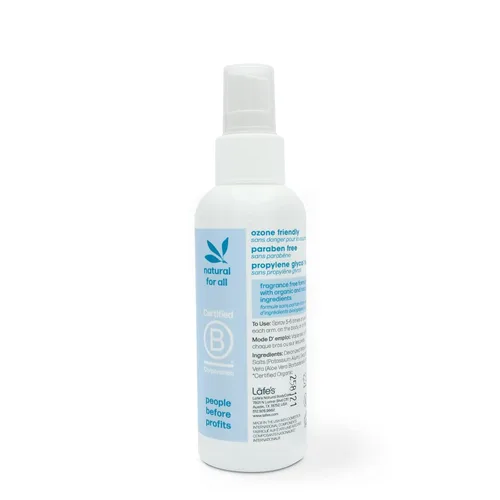 Miniatura 4 de Lafe's Desodorante natural Desodorante natural sin aluminio de 4 onzas para mujeres y hombres Sin parabenos y sin bicarbonato de sodio