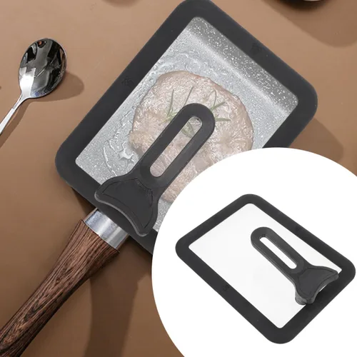 Miniatura 4 de Uonlytech Tamagoyaki - Tapa de sartén de silicona para olla de pie, tapa de cocción visible para sartén de huevos japoneses, accesorio de cocina