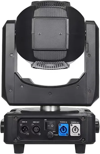 Miniatura 2 de JUNMAN Mini 230W 7R Beam Cabeza Móvil DJ Disco Etapa Luces Led Tira Prisma 48 con tira LED y efecto arco iris