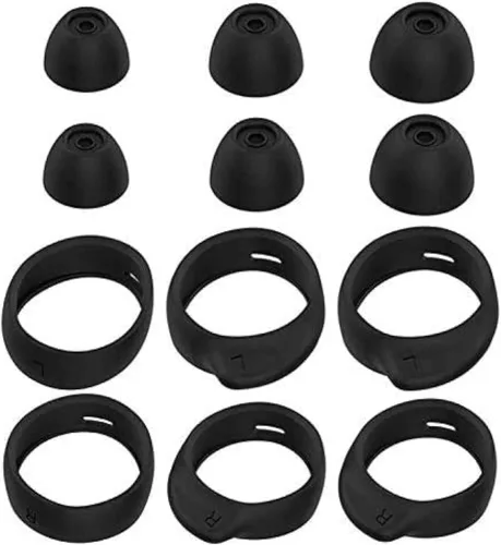 Reemplazo para Samsung Galaxy Bud+ Plus puntas de oreja, 12 piezas, accesorios de silicona para los oídos, ganchos de silicona para los auriculares,
