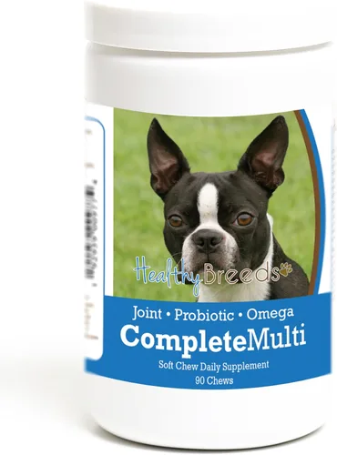 Miniatura 170 de Healthy Breeds Pug todo en uno multivitamínico suave masticable 60