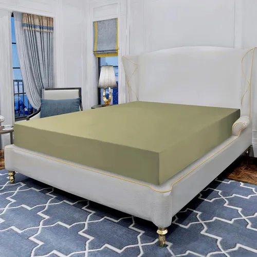Miniatura 26 de Elegant Comfort Lujosa sábana bajera de 1500 hilos de calidad egipcia resistente a las arrugas, 1 pieza, elástico en todo el contorno, bolsillo
